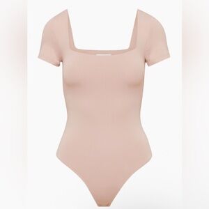 Aritzia Pink Contour Babaton Bodysuit